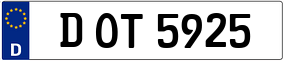 Truck License Plate